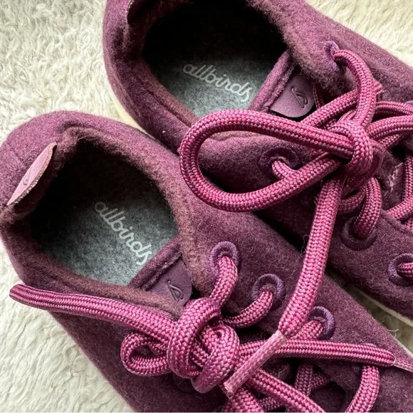 Allbirds Women’s Merino Wool Running Shoe in Berry Purple - Picture 10 of 12